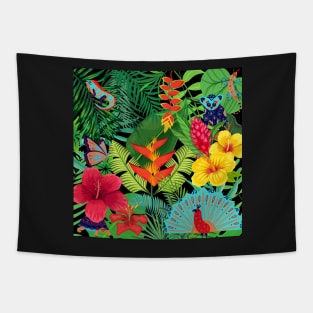 Beautiful Jungle Creatures Tapestry