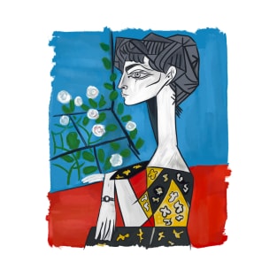 Denizko Art Jacqueline with flowers T-Shirt