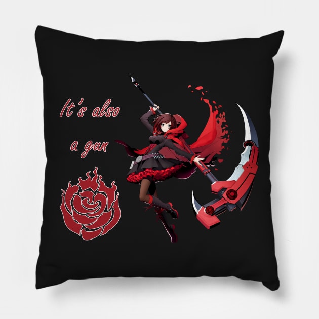 RWBY - Ruby Rose Pillow by ReaperOfGrimm