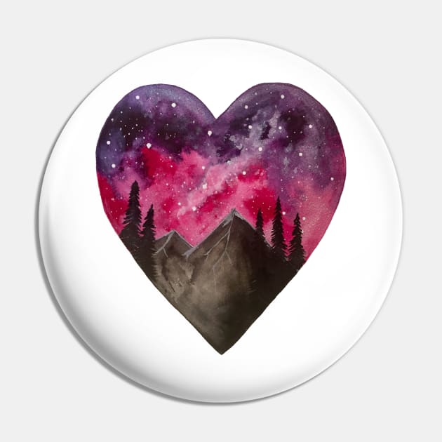 Natures love Pin by Whettpaint