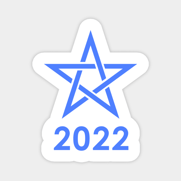 New Year Tees design 2022 Magnet by Design World24