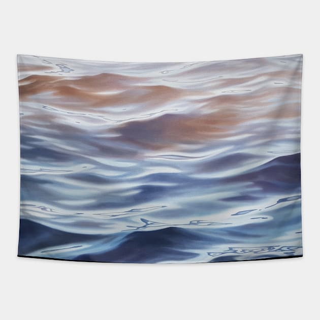 Out from Under - lake water painting Tapestry by EmilyBickell