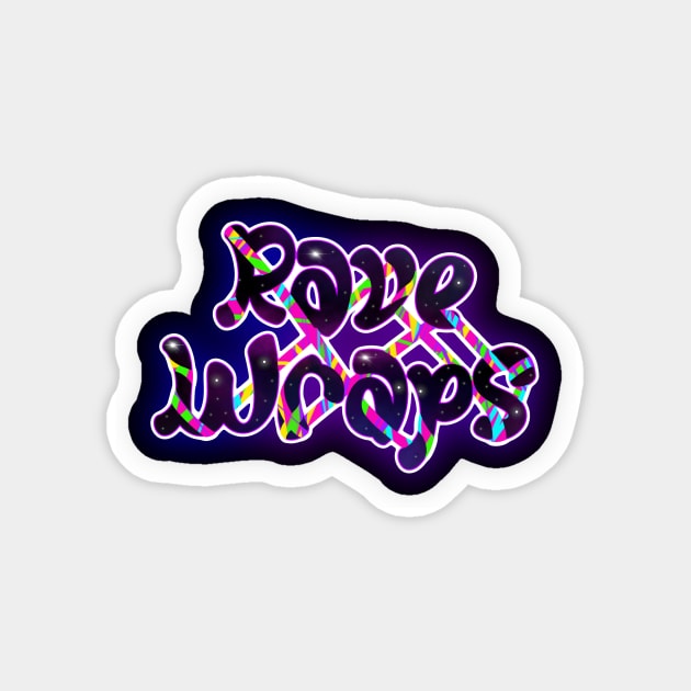 Rave Wraps Glow Magnet by Toni Tees