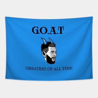 Messi GOAT - Greatest of All Time - ARG 22 Football Tapestry