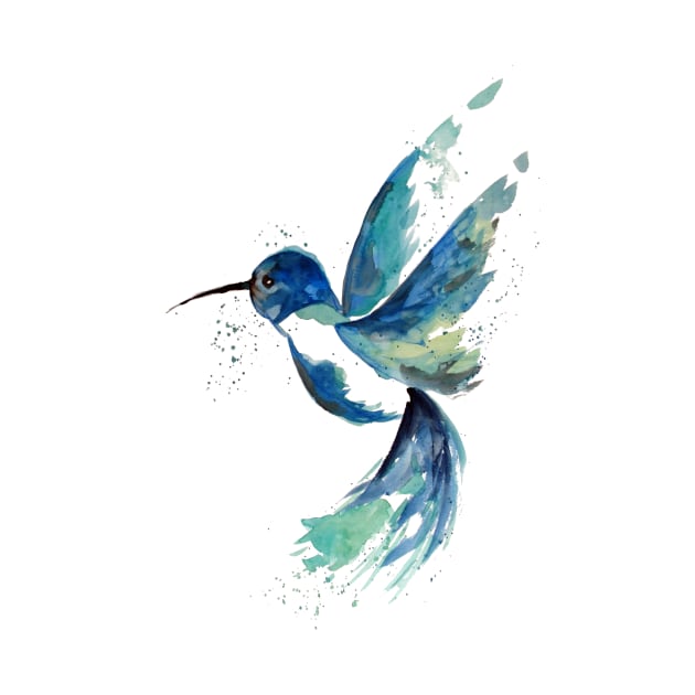 Blue Hummingbird by ZeichenbloQ