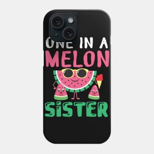 Glasses Watermelon One In A Melon Sister Brother Cousin Mom Phone Case