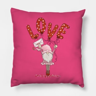 Valentine Gnome Pillow