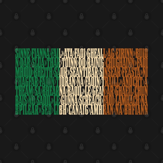 Ireland national anthem flag - Amhrán na bhFiann by DAFTFISH