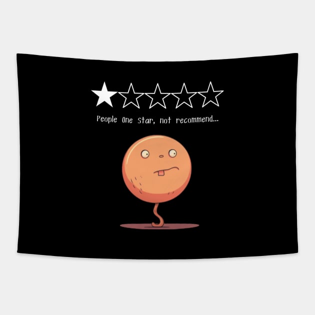 People One Star, not recommend...little guy, gift present ideas Tapestry by Pattyld