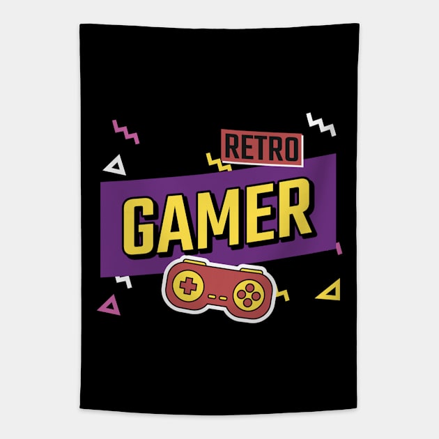 Retro Gamer! gamepad Tapestry by Johan13