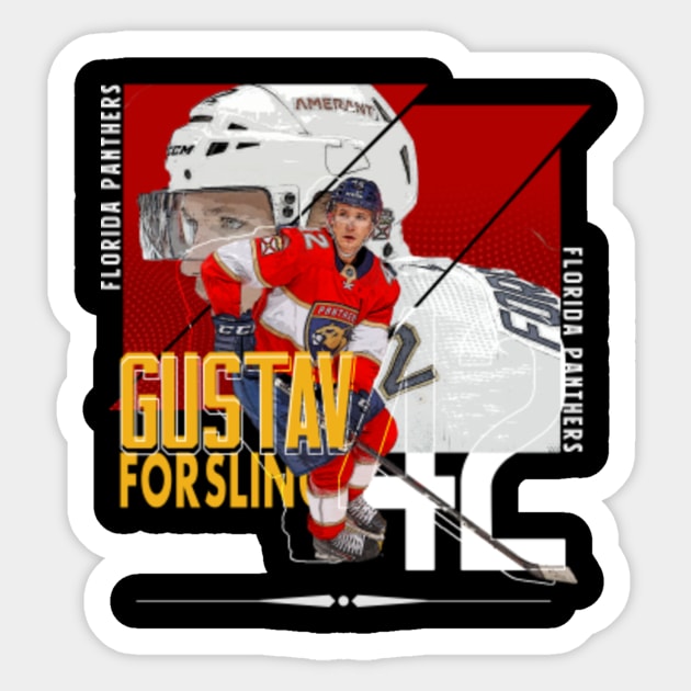 Gustav Forsling hockey Paper Poster Panthers 3