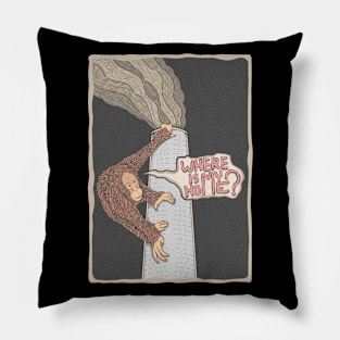 Homeless Orangutan Pillow