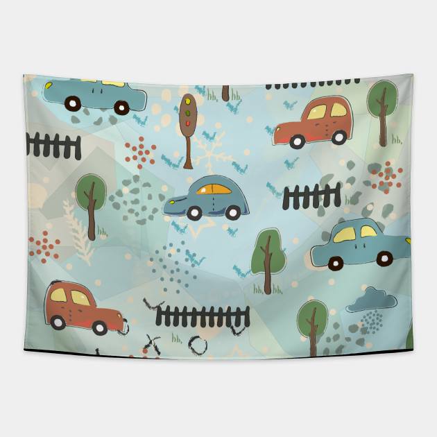 Cars Tapestry by Countryside