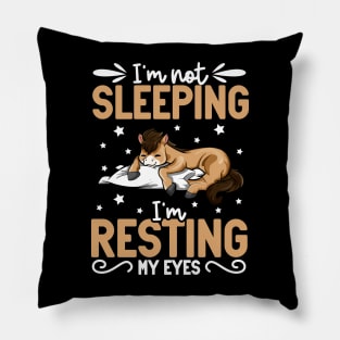 Horse - I'm not sleeping I'm resting my eyes Pillow