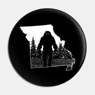 Missouri Bigfoot Pin