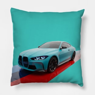 M4 Competition Sports car Pillow