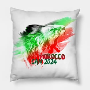 CAN 2024. YES YOU CAN. MOROCCO FOOTBALL Pillow