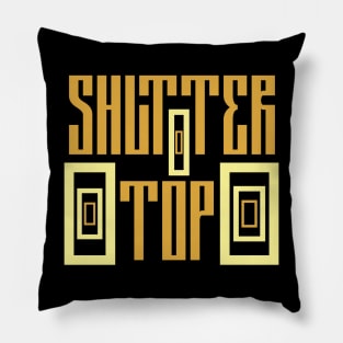 Unique Lettering T-Shirt Design Pillow