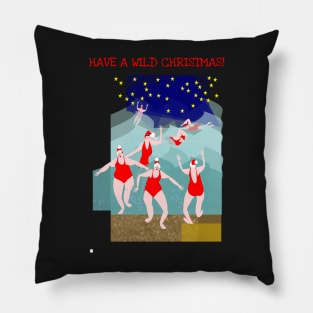 Christmas gifts for wild swimmers Pillow