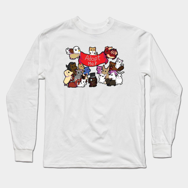 Adopt Me Roblox Roblox Game Adopt Me Adopt Me Roblox Long Sleeve T Shirt Teepublic - teddy bear t shirt roblox