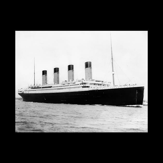 RMS Titanic Departing Southampton by warishellstore