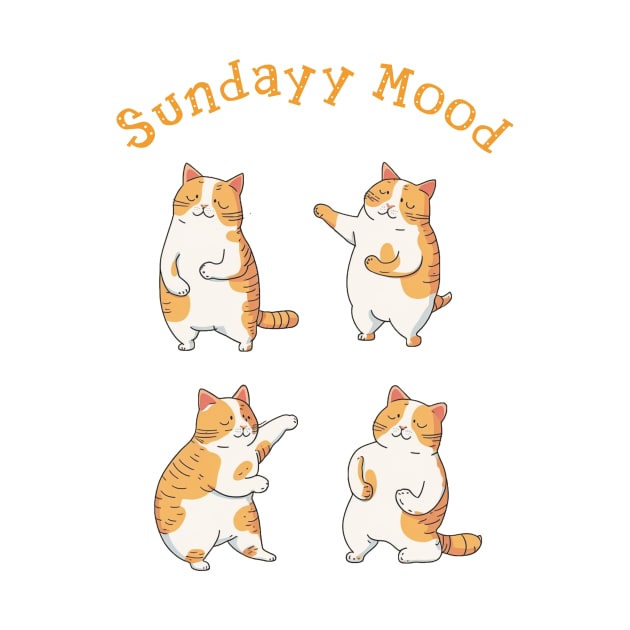 Cat on sunday mood by Kayasa Art