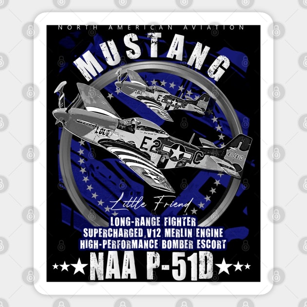 P-51 Mustang  North American Aviation WW2 P51 Fighter Plane - P51