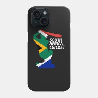 South African Cricket & Flag Phone Case