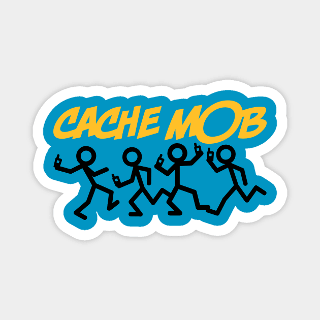 Geocache Cache Mob Magnet by schlag.art