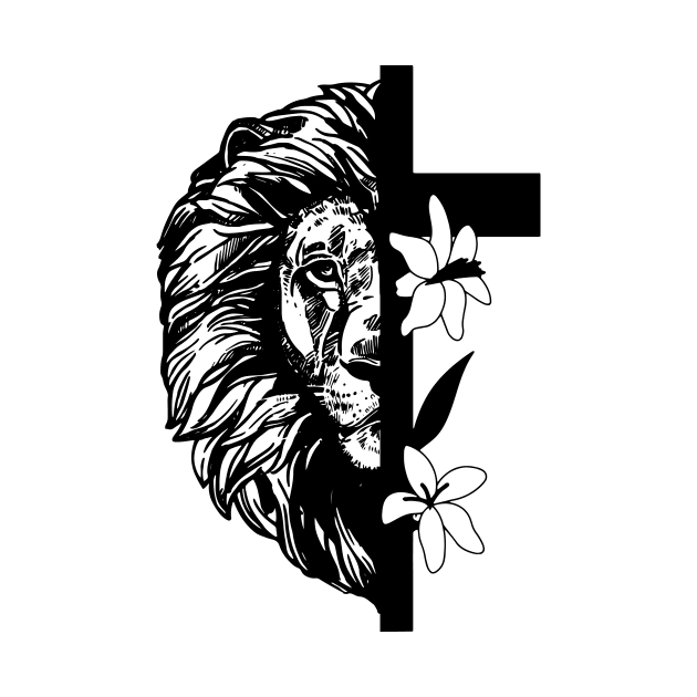 Warrior In Jesus Lion by NICHE&NICHE