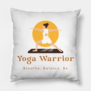 Yoga Warrior Pillow