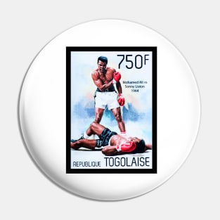 Muhammad Ali Postage Stamp Pin