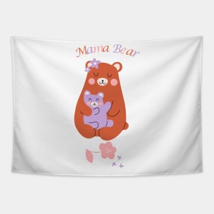 Mama bear Tapestry