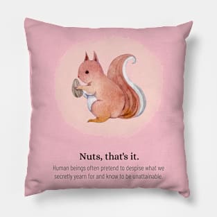 Watercolor Squirrel Pillow