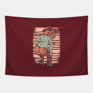 Scarecrow Pumpkin Tapestry