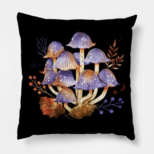 Wild Mushrooms Pillow