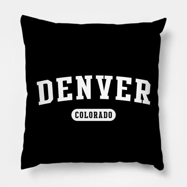 Denver, Colorado Pillow by Novel_Designs