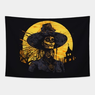 Southern Gothic Witch Voodoo Doctor Tapestry