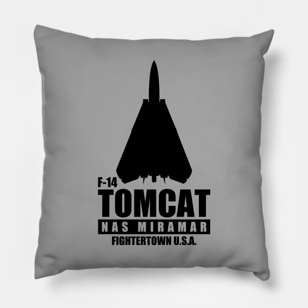 F-14 Tomcat NAS Miramar Pillow by Firemission45