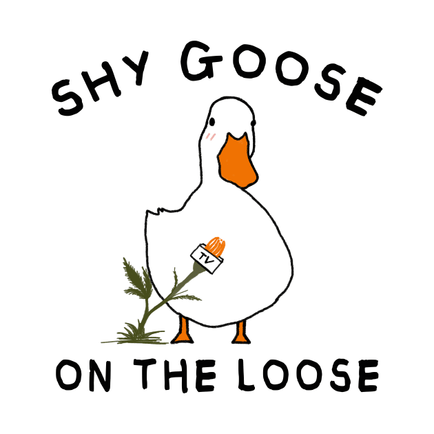 Shy goose on the loose by MasutaroOracle