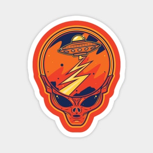 Steal Your Space (Fire from the Sky on The Mountain) Magnet