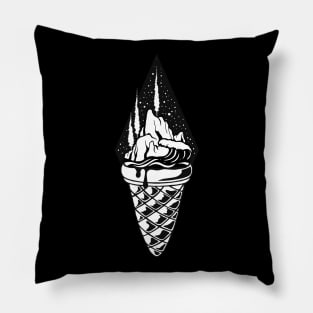 melting cone island Pillow