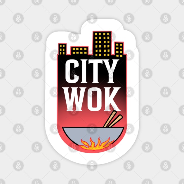 City Wok Magnet by theyoiy