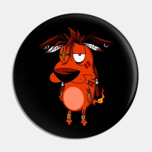 Courage the Red XIII Pin