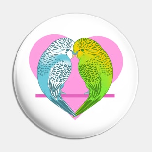 Love Budgies Pin