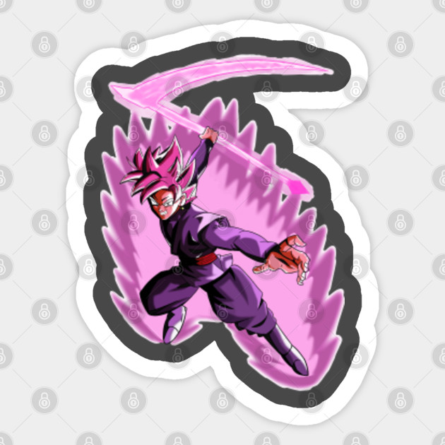 Dragon Ball Z Rose Goku Black Full Color Aura Dragon Ball