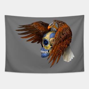 indian native Eagle sugar Skull Tapestry