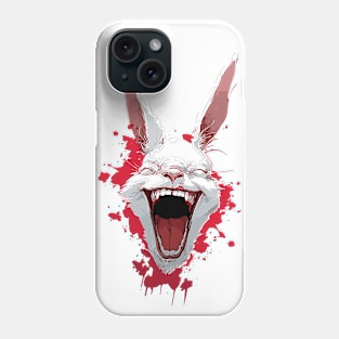 Beware White Rabbit Comic Horror Art II Phone Case