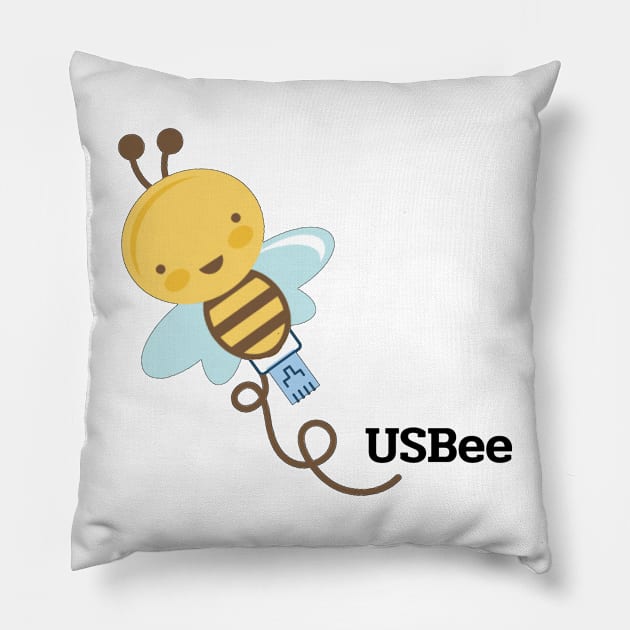 USB, Bee Pillow by Salizza