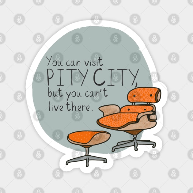 Pity City Magnet by Camp Happy Hour